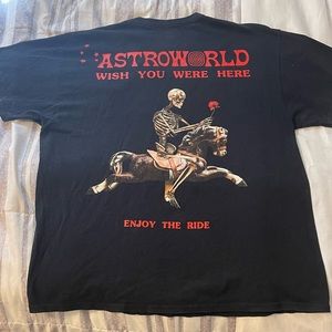ASTROWORLD Merch Wish you were here. Enjoy the ride. Size XL *Good Condition*